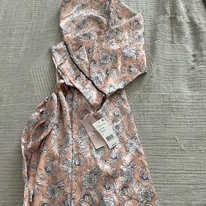 Beautiful floral silk robe